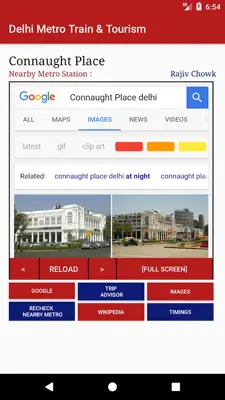 Delhi Metro Train & Tourism android App screenshot 2